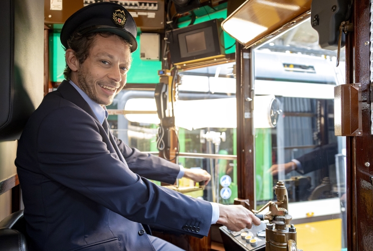  Valentino Rossi in occasione della registrazione del video con il Presidente della Repubblica Sergio Mattarella