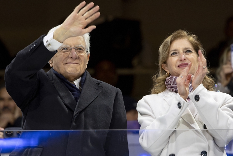  Il Presidente della Repubblica Sergio Mattarella alla cerimonia di apertura dei Giochi Olimpici Invernali Milano Cortina 2026