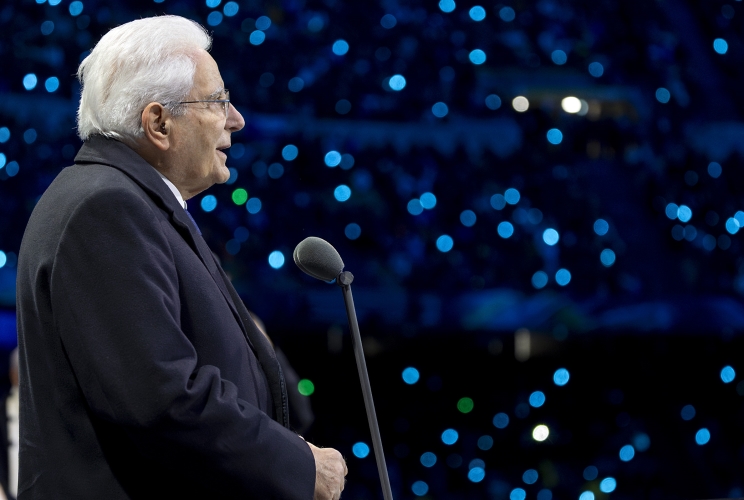 Il Presidente Mattarella dichiara ufficialmente aperti i Giochi Olimpici Milano Cortina 