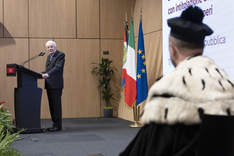 Il Presidente Sergio Mattarella in occasione della cerimonia di inaugurazione dell’anno accademico dell’Università di Trento 2025/2026
