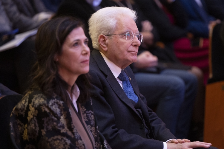 Il Presidente Sergio Mattarella in occasione delle celebrazioni per il centenario del conferimento del Premio Nobel a Grazia Deledda  
