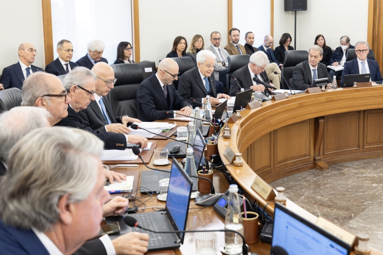 Il Presidente Sergio Mattarella presiede l'Assemblea plenaria del Consiglio Superiore della Magistratura
