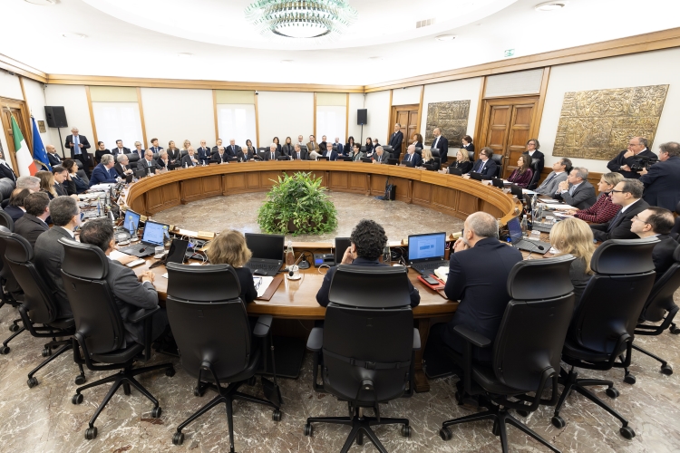 Il Presidente Sergio Mattarella presiede l'Assemblea plenaria del Consiglio Superiore della Magistratura
