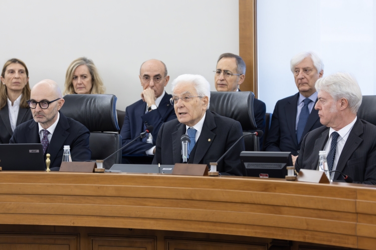 Il Presidente Sergio Mattarella presiede l'Assemblea plenaria del Consiglio Superiore della Magistratura
