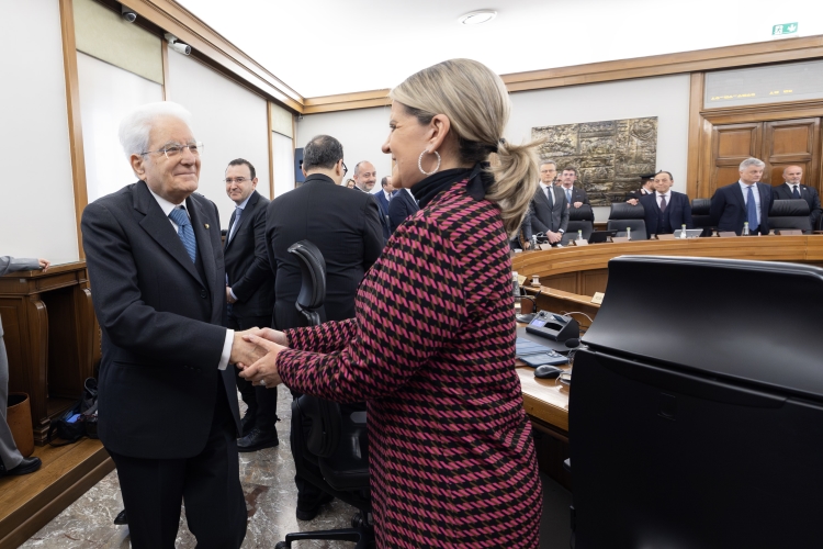 Il Presidente Sergio Mattarella presiede l'Assemblea plenaria del Consiglio Superiore della Magistratura
