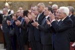 Il Presidente della Repubblica Sergio Mattarella nel corso della cerimonia della IX Giornata dell’orgoglio dell’appartenenza all’Avvocatura e dell’accoglienza dei giovani avvocati
