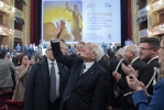 Il Presidente della Repubblica Sergio Mattarella al termine della cerimonia della IX Giornata dell’orgoglio dell’appartenenza all’Avvocatura e dell’accoglienza dei giovani avvocati