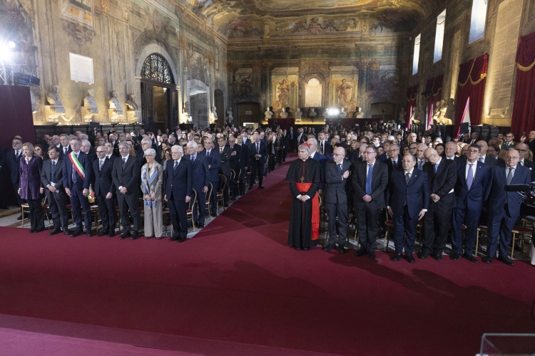 Il Presidente Sergio Mattarella in occasione della cerimonia d’inaugurazione dei corsi di formazione della Scuola Superiore della Magistratura

