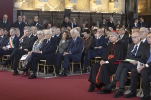 Il Presidente Sergio Mattarella in occasione della cerimonia d’inaugurazione dei corsi di formazione della Scuola Superiore della Magistratura
