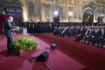 Il Presidente Sergio Mattarella in occasione della cerimonia d’inaugurazione dei corsi di formazione della Scuola Superiore della Magistratura
