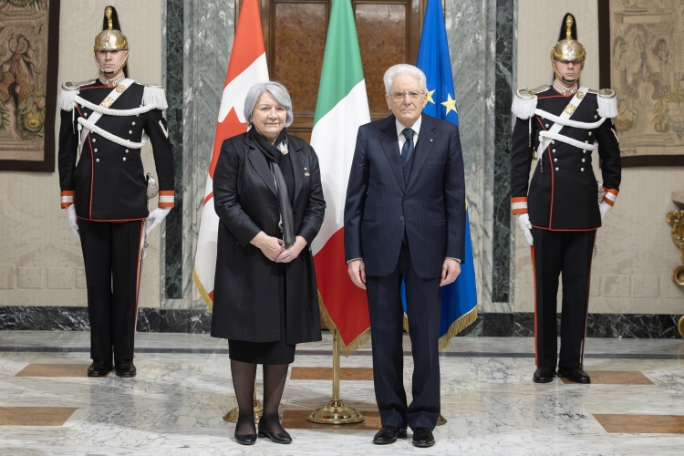 Il Presidente della Repubblica Sergio Mattarella incontra Mary May Simon, Governatrice Generale del Canada

