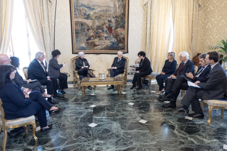 Il Presidente della Repubblica Sergio Mattarella incontra Mary May Simon, Governatrice Generale del Canada
