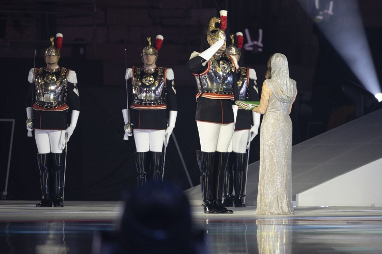 Il Presidente della Repubblica Sergio Mattarella alla cerimonia di apertura dei Giochi Paralimpici Invernali Milano Cortina 2026

