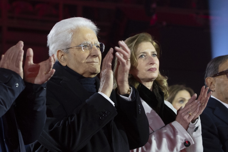 Il Presidente della Repubblica Sergio Mattarella alla cerimonia di apertura dei Giochi Paralimpici Invernali Milano Cortina 2026

