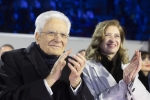 Il Presidente della Repubblica Sergio Mattarella alla cerimonia di apertura dei Giochi Paralimpici Invernali Milano Cortina 2026

