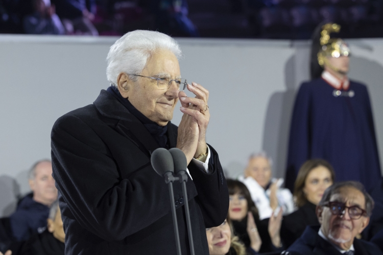 Il Presidente della Repubblica Sergio Mattarella alla cerimonia di apertura dei Giochi Paralimpici Invernali Milano Cortina 2026
