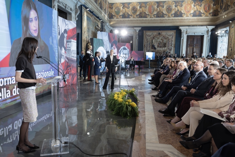 Il Presidente della Repubblica Sergio Mattarella in occasione delle celebrazione della “Giornata Internazionale della Donna”
