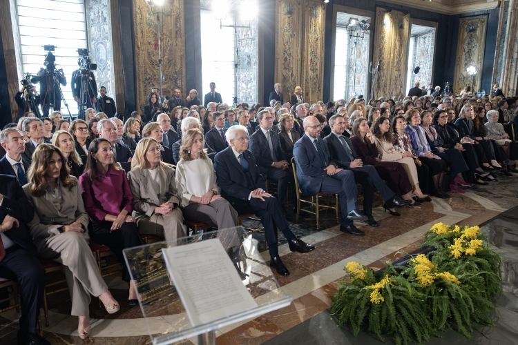 Il Presidente della Repubblica Sergio Mattarella in occasione delle celebrazione della “Giornata Internazionale della Donna”
