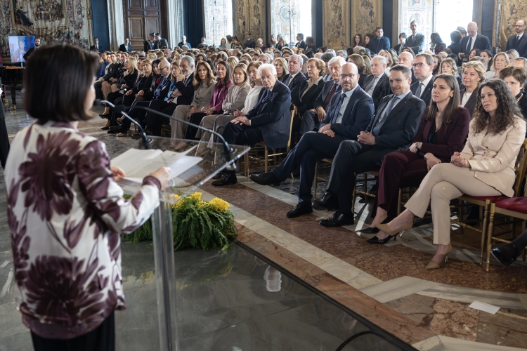 Il Presidente della Repubblica Sergio Mattarella in occasione delle celebrazione della “Giornata Internazionale della Donna”
