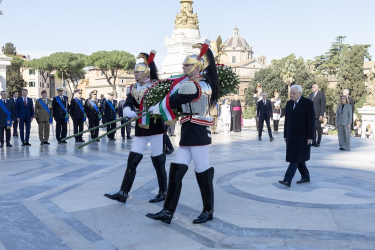 Il Presidente della Repubblica Sergio Mattarella in occasione del 165° anniversario della Giornata dell’Unità Nazionale
