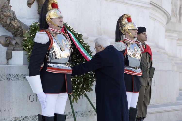 Il Presidente della Repubblica Sergio Mattarella in occasione del 165° anniversario della Giornata dell’Unità Nazionale
