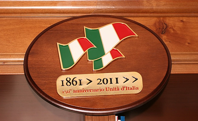 immagine, logo unità d'Italia