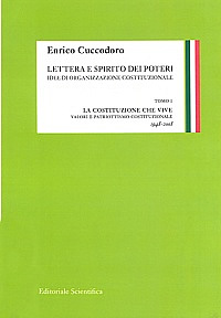 copertina del volume, lettera e spirito dei poteri