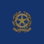 lo stendardo mod. 1965 - sfondo blu e stemma in oro