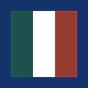 lo stendardo mod. 1990 bandiera nazionale bordata d'azzurro